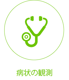 病状の観測
